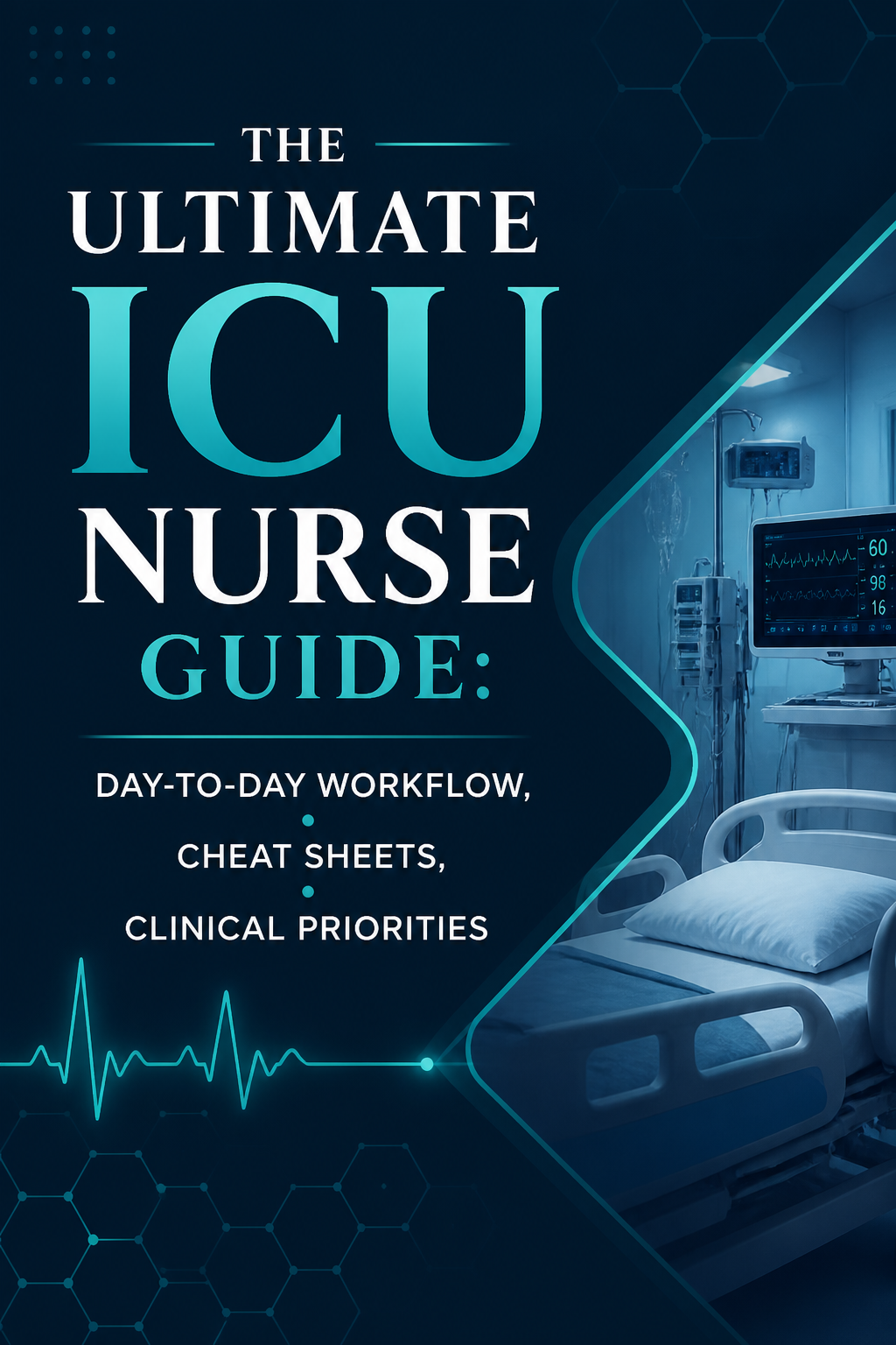 The Ultimate ICU Nurse Guide: Day-to-Day Workflow, Cheat Sheets, Clinical Priorities cover